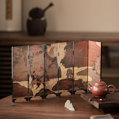 Gohobi Chinese Screen Tea Table Ornament