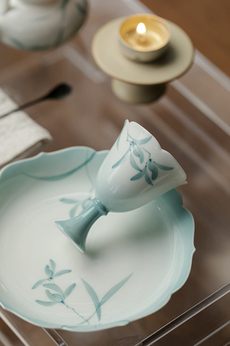 Gohobi Gradient Hand-Painted Orchid Master Cup