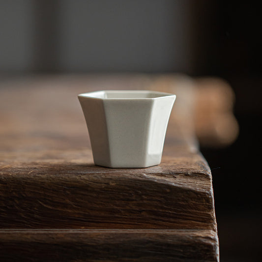 Gohobi Japanese Grass Ash Glaze Handmade Master Cup