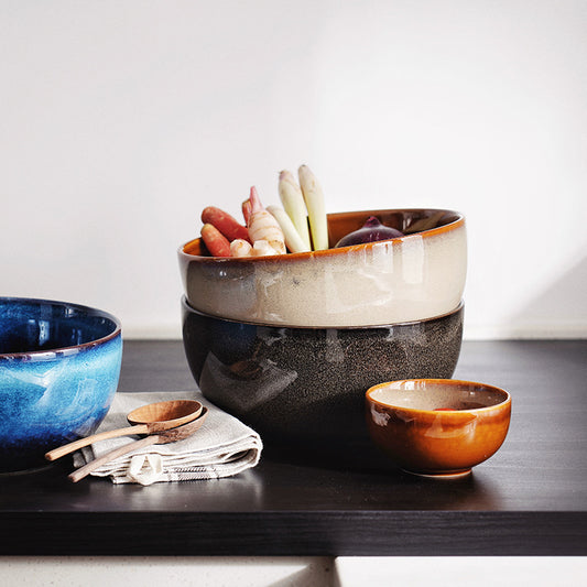 Gohobi Creative Kiln-Change Large Ceramic Bowl