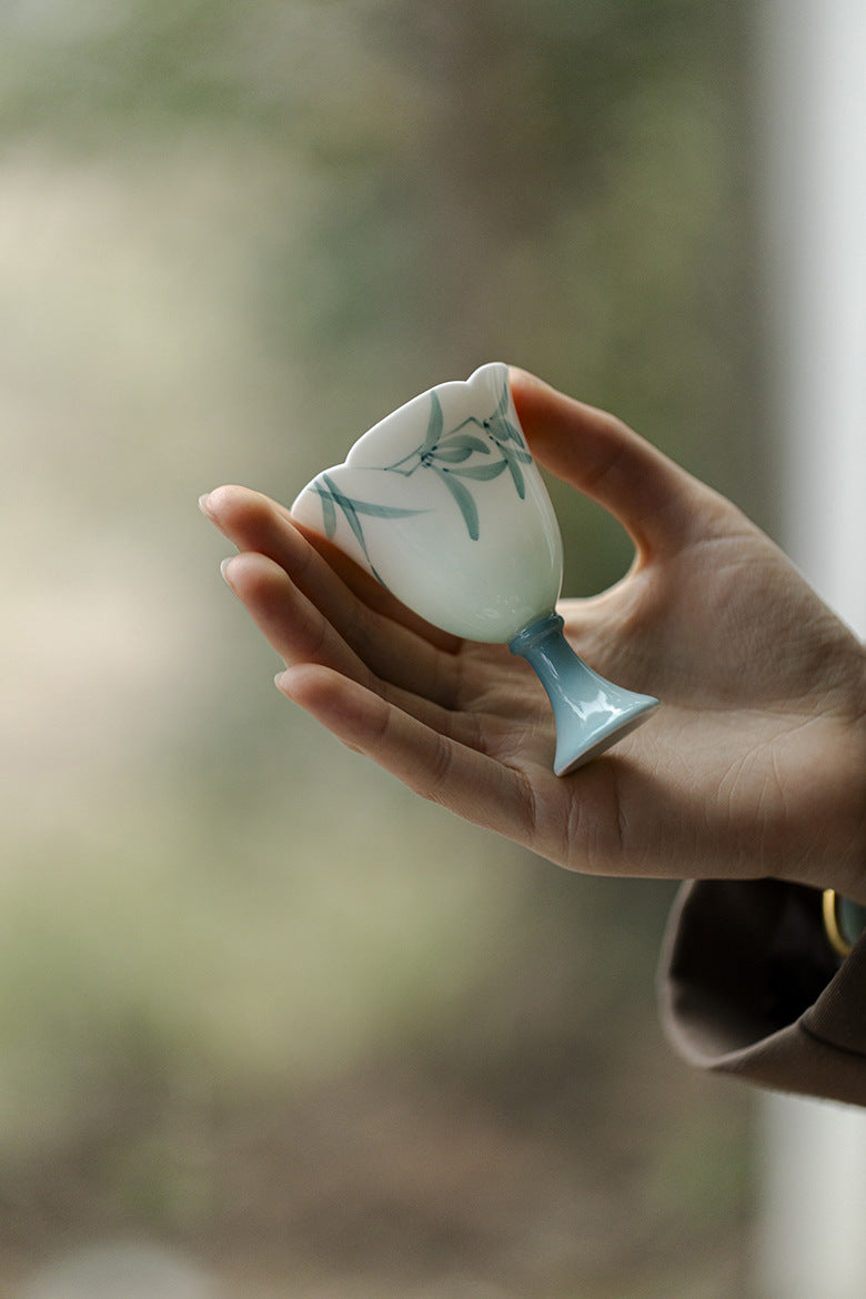 Gohobi Gradient Hand-Painted Orchid Master Cup