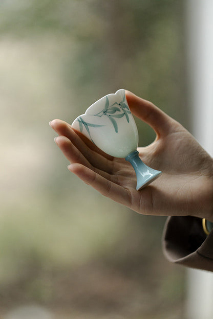 Gohobi Gradient Hand-Painted Orchid Master Cup