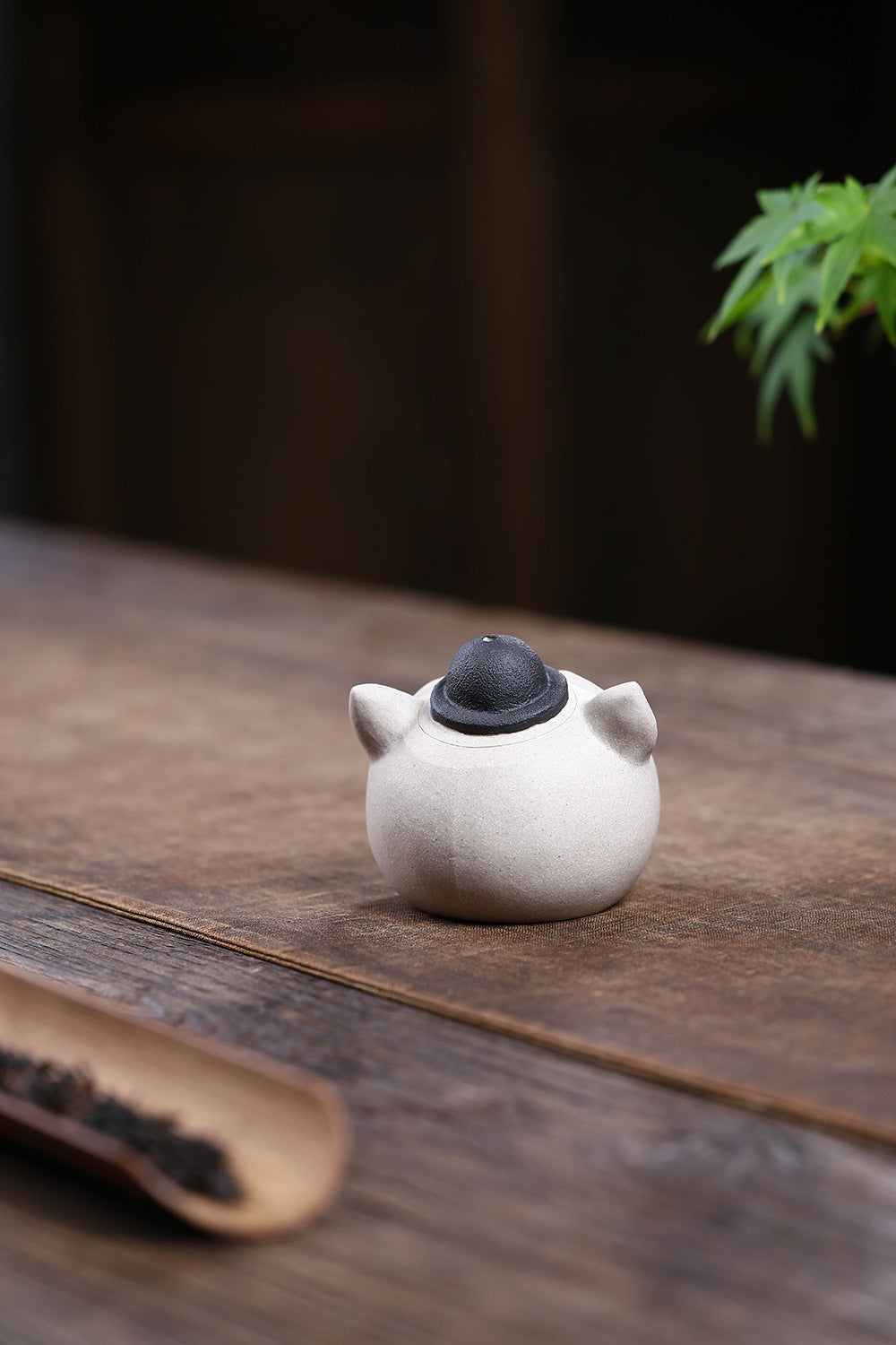 Gohobi Yixing Purple Clay Pig Head Teapot – Handmade Cute Pig Teapot
