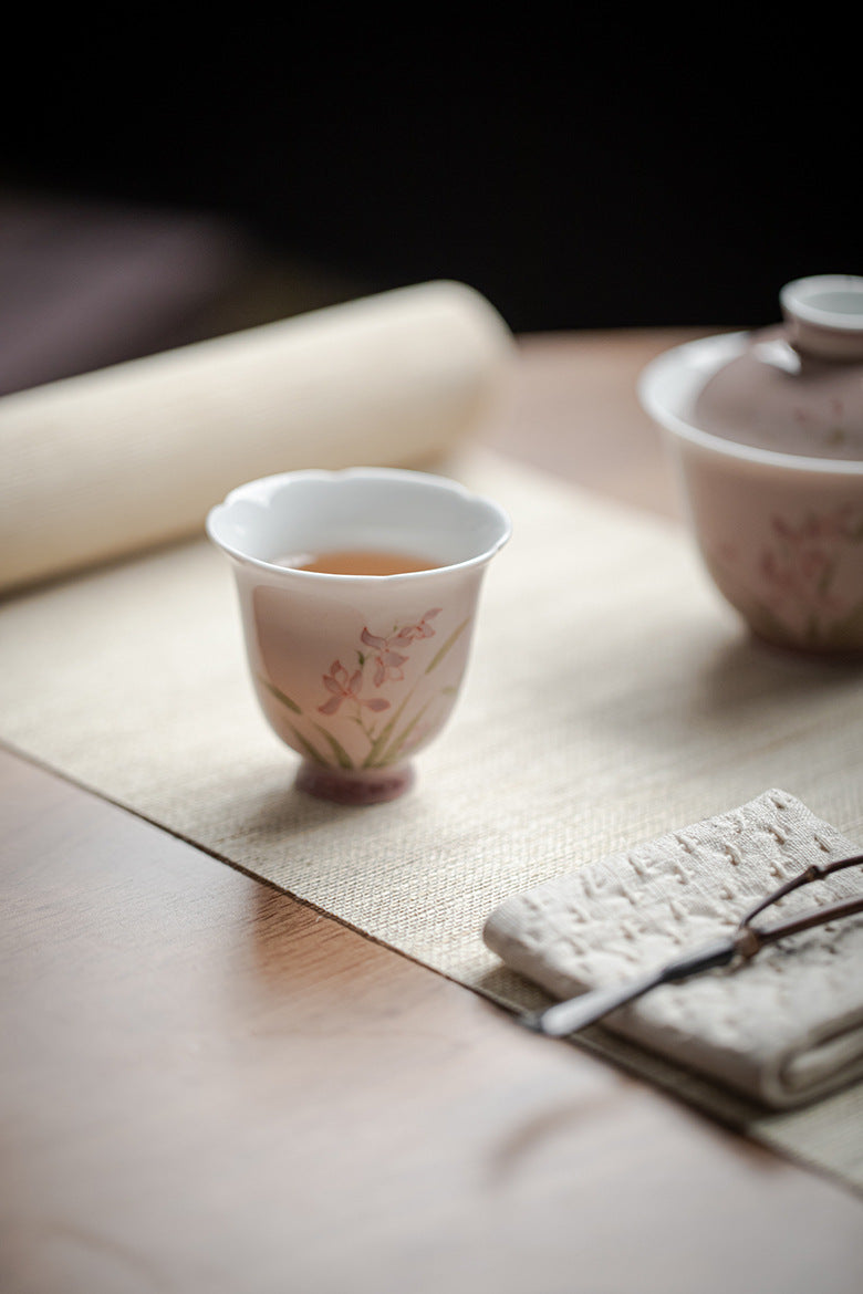 Gohobi Hand-Painted Orchid Master Cup
