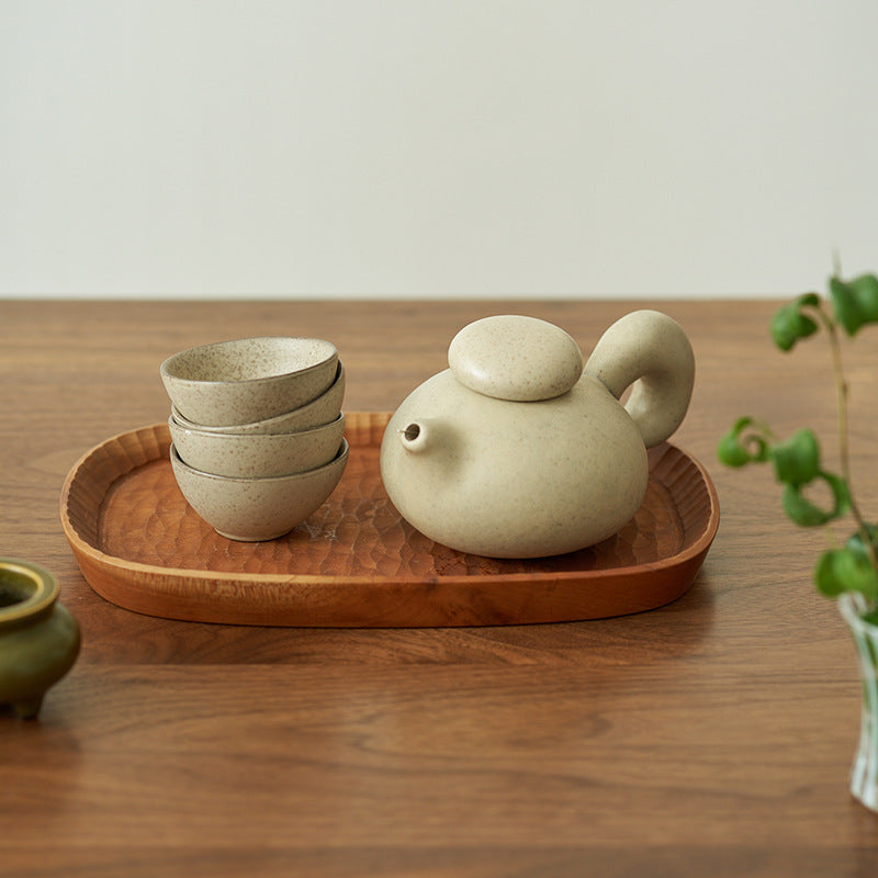 Teapot, teacup set, light luxury high-end tea set, tea drinking cup set ...
