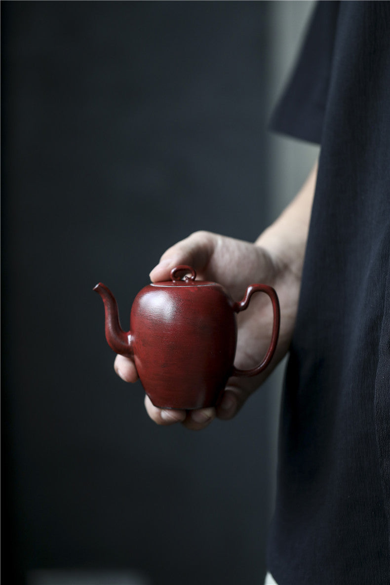 Gohobi Handmade Forbidden City Red Teapot