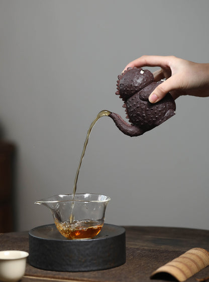 Gohobi Yixing Raw Ore Purple Sand Hand-Held Teapot