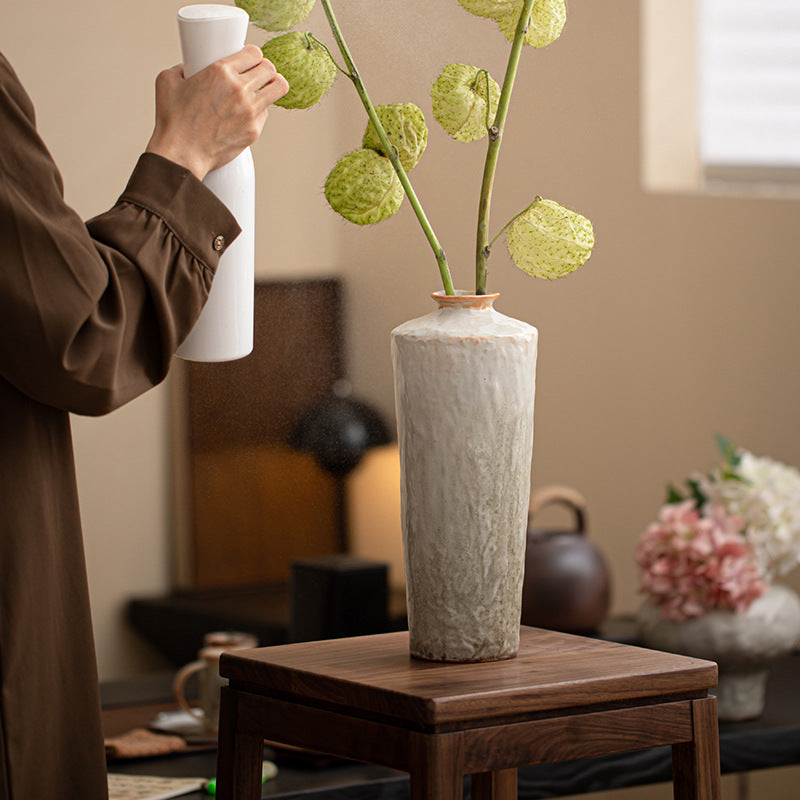 [Sea freight only] Gohobi Retro Shino Ware Ceramic Vase