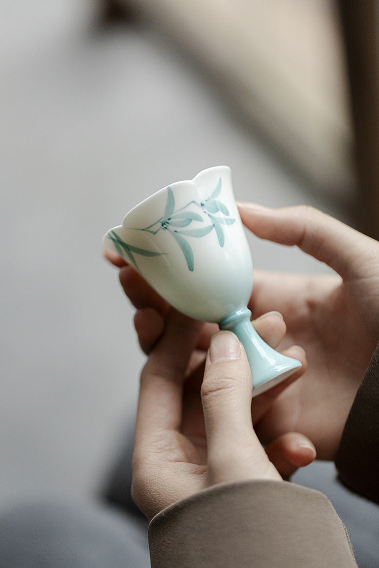 Gohobi Gradient Hand-Painted Orchid Master Cup
