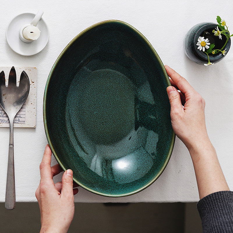 Gohobi Creative Kiln-Change Irregular Ceramic Bowl