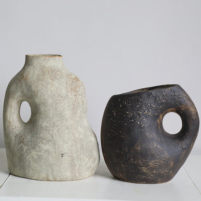 Gohobi Earth Colour Modern-Style Ceramic Vase