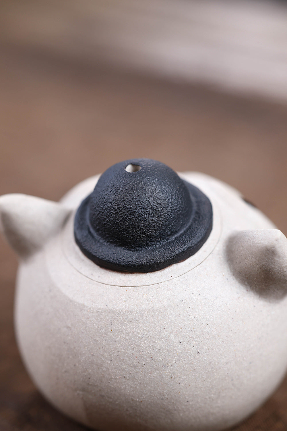 Gohobi Yixing Purple Clay Pig Head Teapot – Handmade Cute Pig Teapot