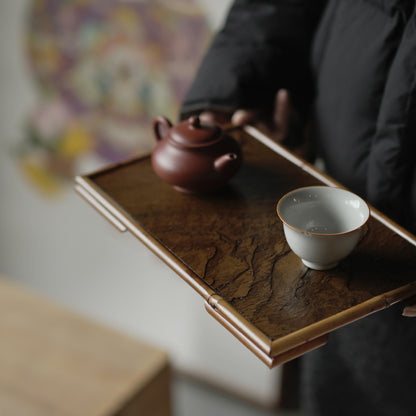 Gohobi Bamboo Gongfu Tea Tray – Dry Brewing Tea Table