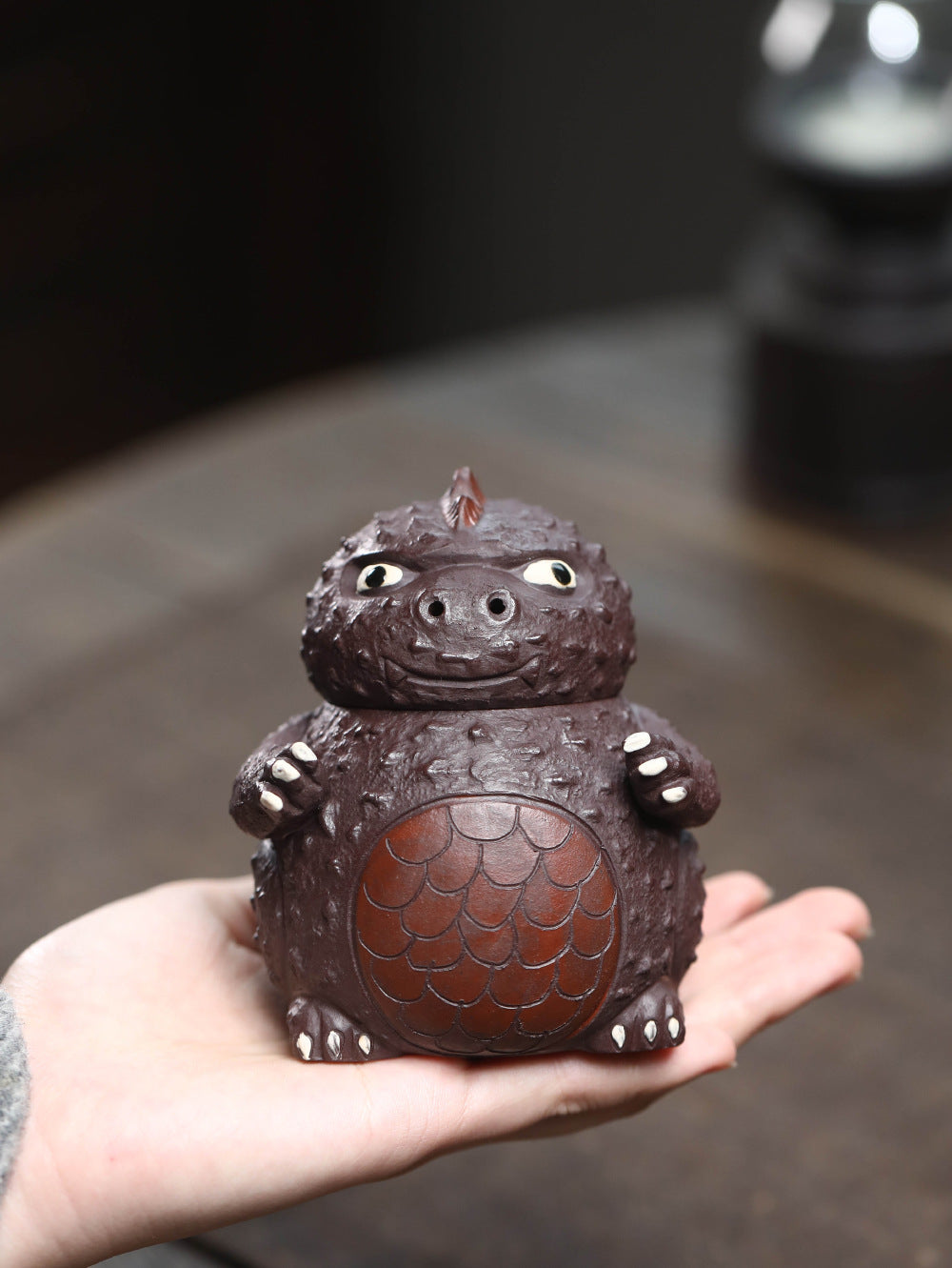 Gohobi Yixing Raw Ore Purple Sand Hand-Held Teapot