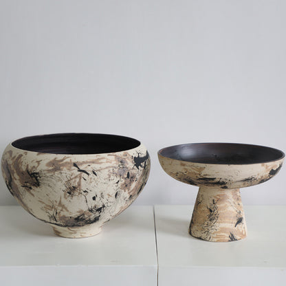 Gohobi Original Oil Painting Designer Ceramic Vase