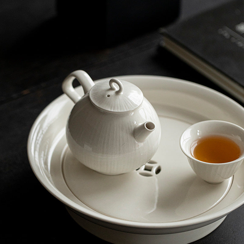 Gohobi Japanese-Style Grass Ash Glaze Teapot