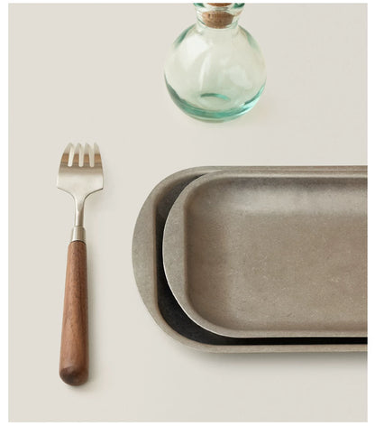 Gohobi Retro 304 Stainless Steel Rectangular Serving Tray