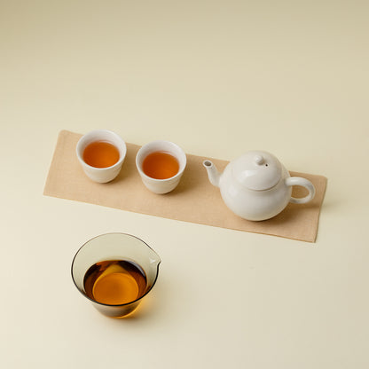 Gohobi Rustic Ash Glaze Travel Tea Set