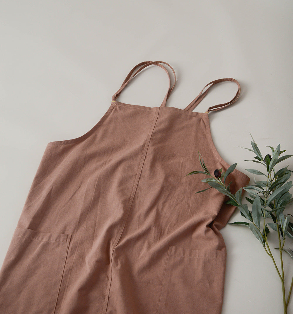 Gohobi Korean Cotton-Linen Adjustable Apron