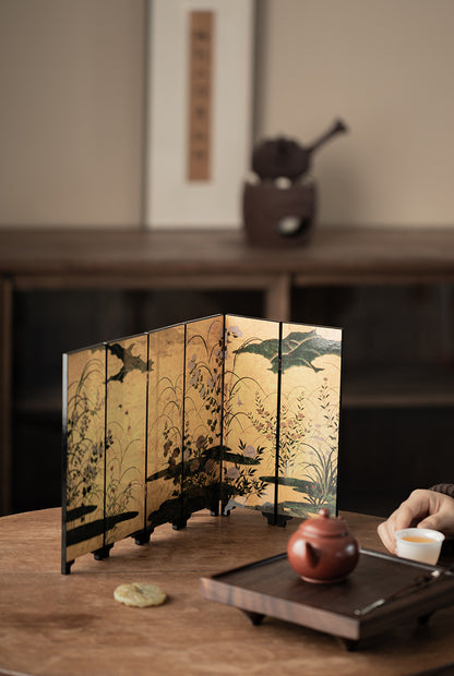 Gohobi Chinese Screen Tea Table Ornament