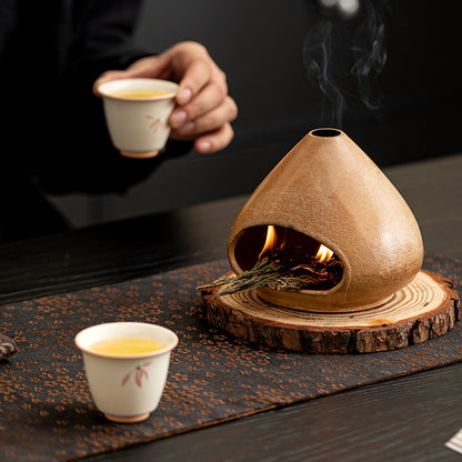 Gohobi Little Bean Ceramic Aromatherapy Fireplace Burner