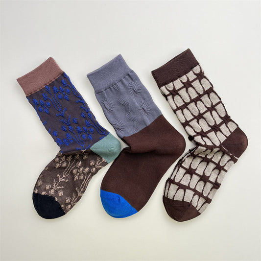 Gohobi Japanese-Inspired Embossed Socks