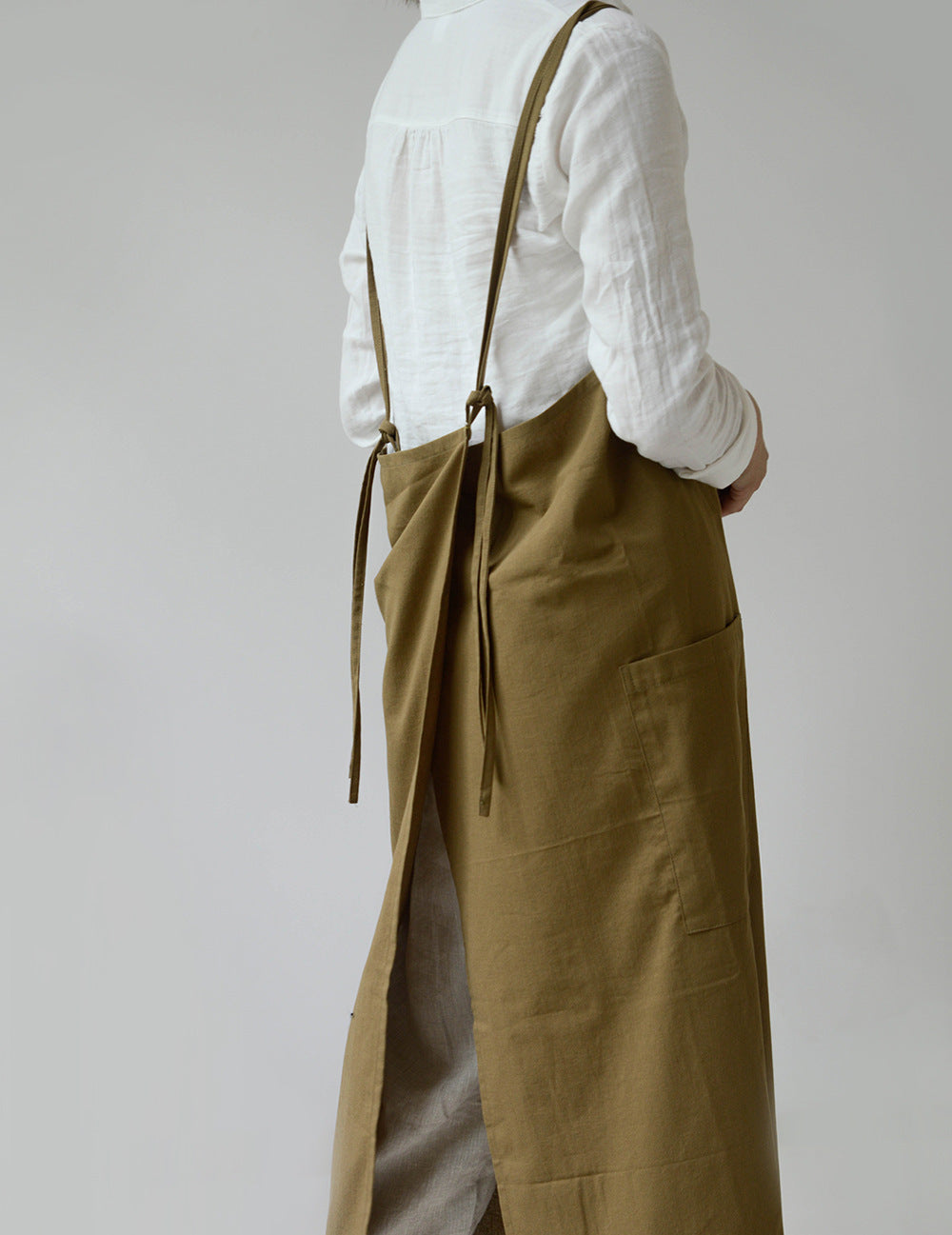 Gohobi Korean Cotton-Linen Adjustable Apron