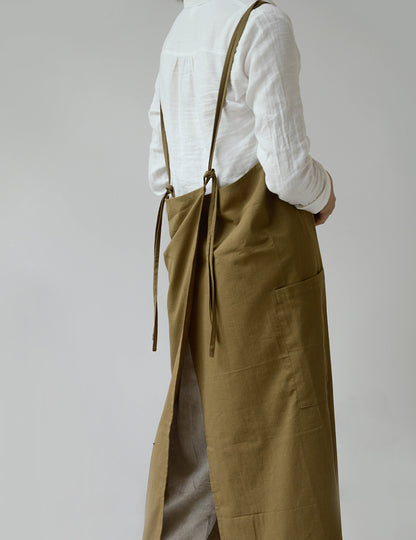 Gohobi Korean Cotton-Linen Adjustable Apron