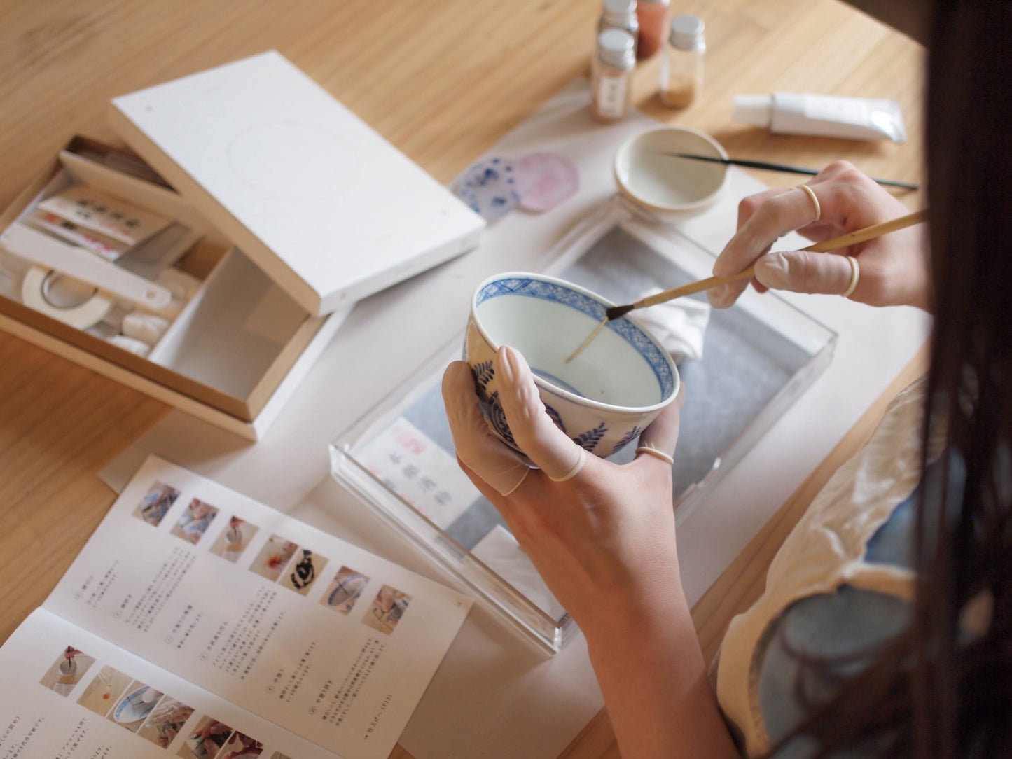 Japanese Kintsugi Kit with Urushi [Handmade in Japan]