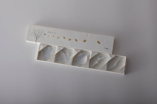 Leaf & Branch Chopstick Rest Set - Ceramic Japan [Made in Japan]