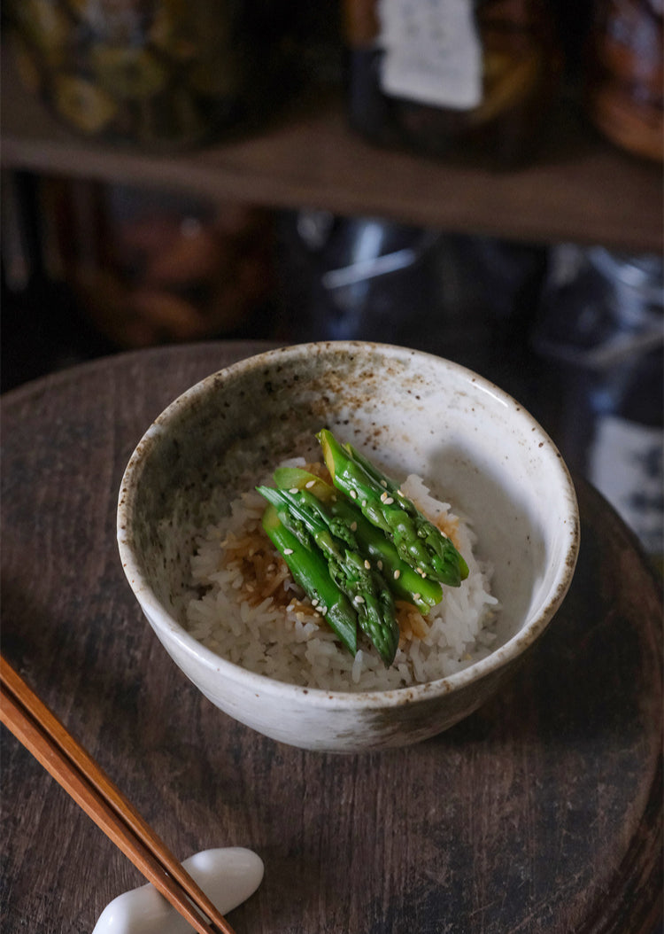 Bol à riz en céramique rétro importé du Japon, bol à chapeau Minoya Shino, vaisselle de ménage japonaise