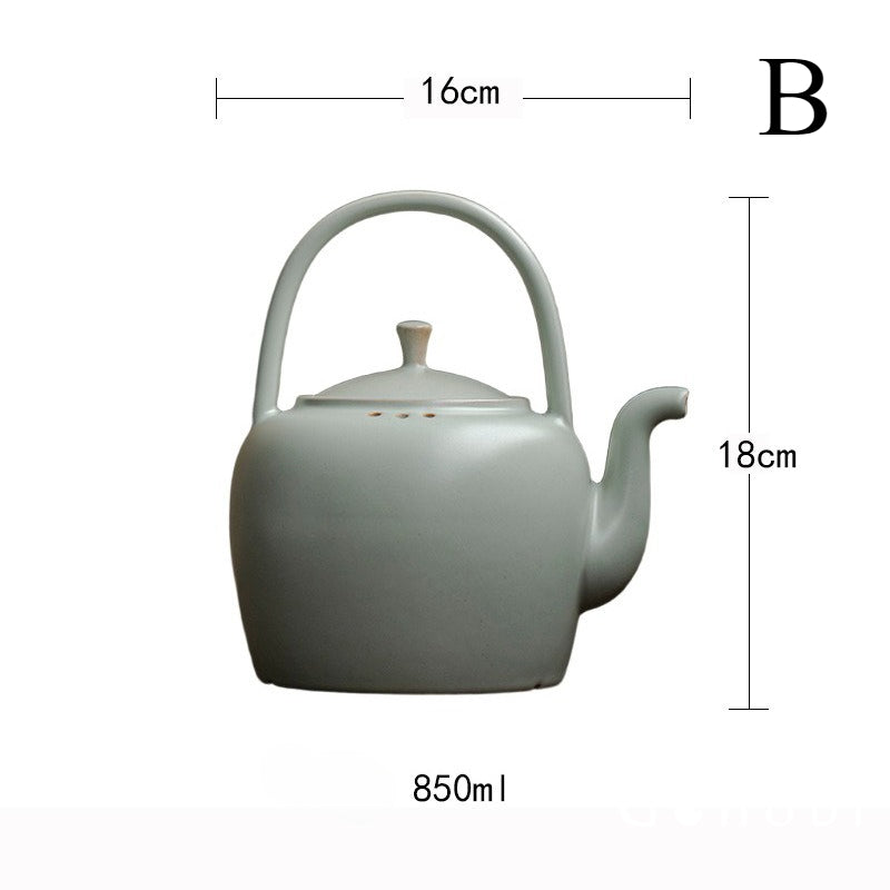 Gohobi Lifting Beam Ceramic Teapot – Large Capacity Household Boiling Kettle (3 Styles)