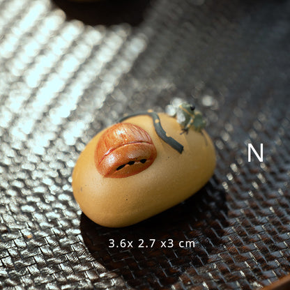 Yixing Purple Sand Spray Tea Pet Handmade Frog(Clearance)