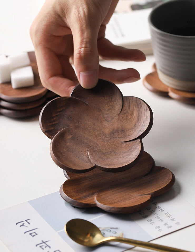 Gohobi Black Walnut Solid Wood Coaster