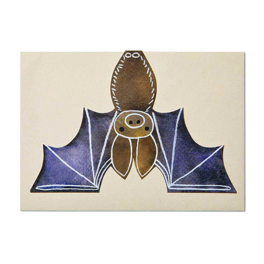 Mortlake Papers Bat Card | Halloween Cards | Halloween Decorations | Gifts | Greeting Card [Made in the UK]