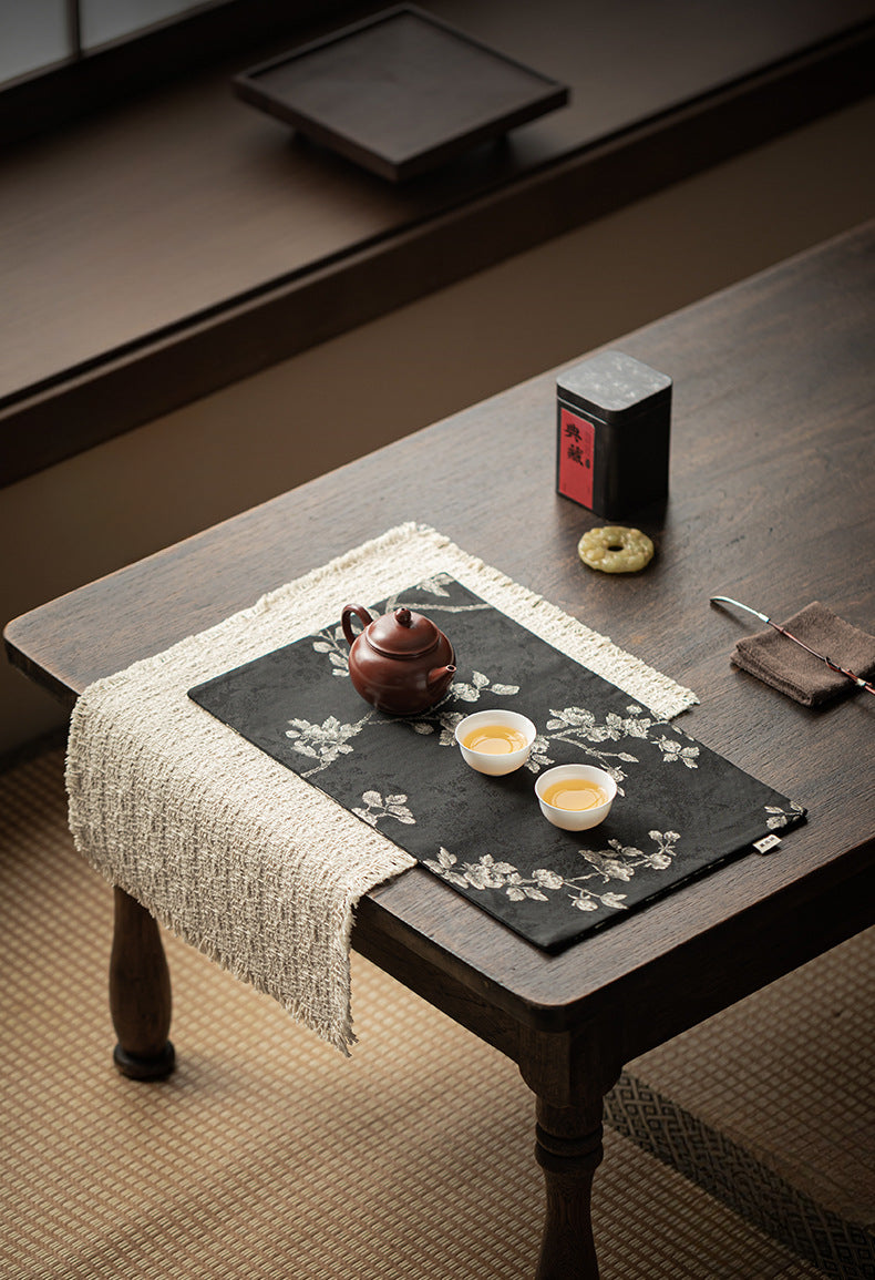 Gohobi Guofeng Brocade Tea Banquet Double-Sided Embroidered Tea Towel