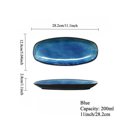 Gohobi Kiln-Change Oval Plate