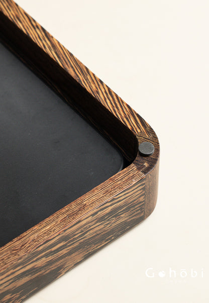 Gohobi Solid Wood Water Storage Tea Tray – Chinese Gongfu Tea Table Tray