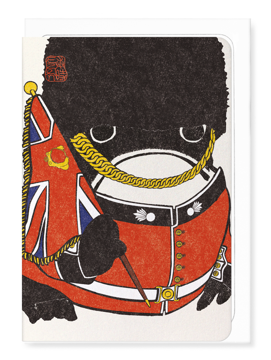 Ezen Designs ROYAL GUARD EZEN FROG: Greeting Card [Made in the UK]