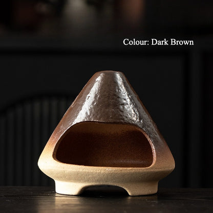 Gohobi Nordic Cabin Ceramic Aromatherapy Fireplace Burner