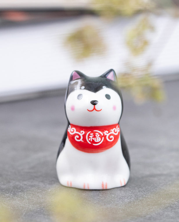 Gohobi Handmade Ceramic Shiba Inu Ornament