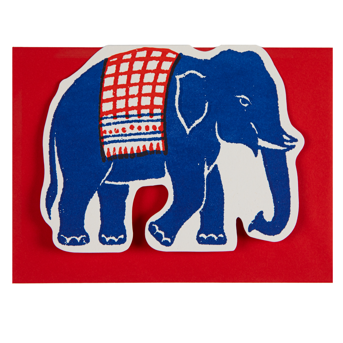 Archivist Gallery Elephant | Letterpress Cards | Cut-Out [Made in the UK]