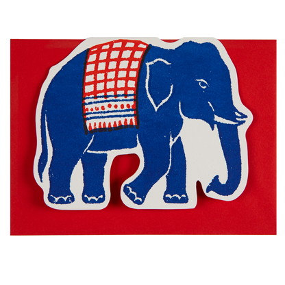 Archivist Gallery Elephant | Letterpress Cards | Cut-Out [Made in the UK]