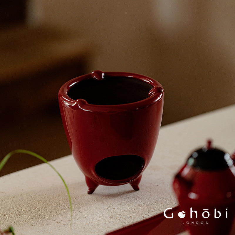 Gohobi Japanese Red Beam Teapot – Alcohol Lamp Style Tea Brewer