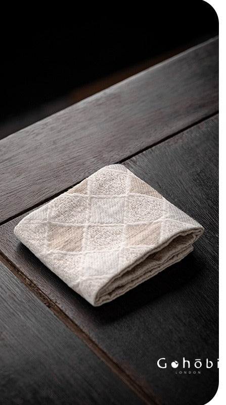 Gohobi Cotton Tea Towel – Thick Absorbent Teapot Cloth and Heat Insulation Tea Coaster