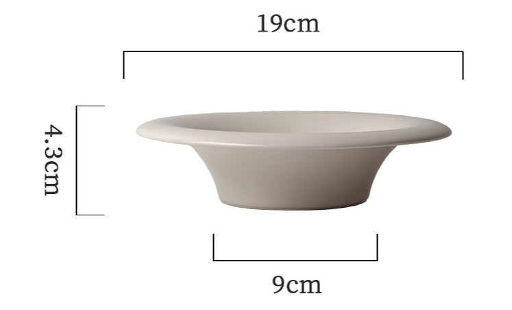 Gohobi Painted Matte 7.5-Inch Reverse Side Pot Plate