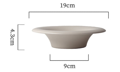 Gohobi Painted Matte 7.5-Inch Reverse Side Pot Plate