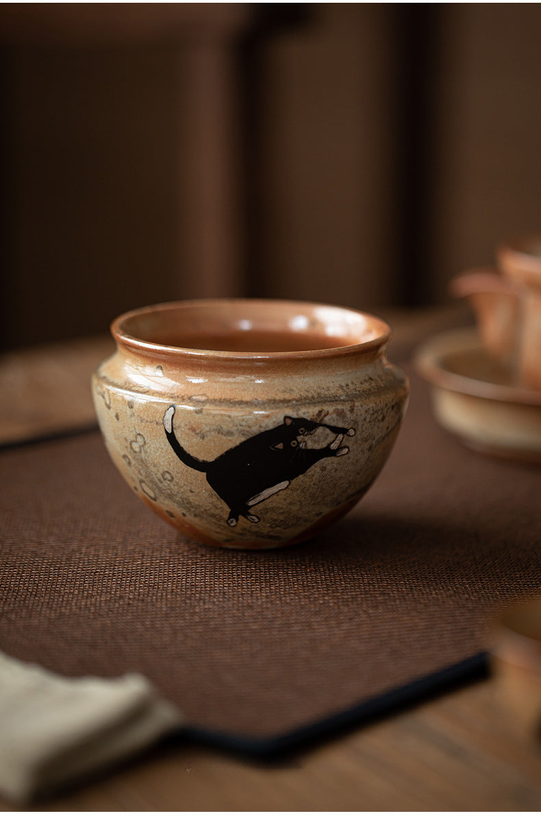 Black cat bowl online