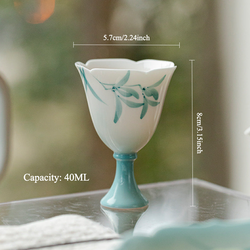 Gohobi Gradient Hand-Painted Orchid Master Cup