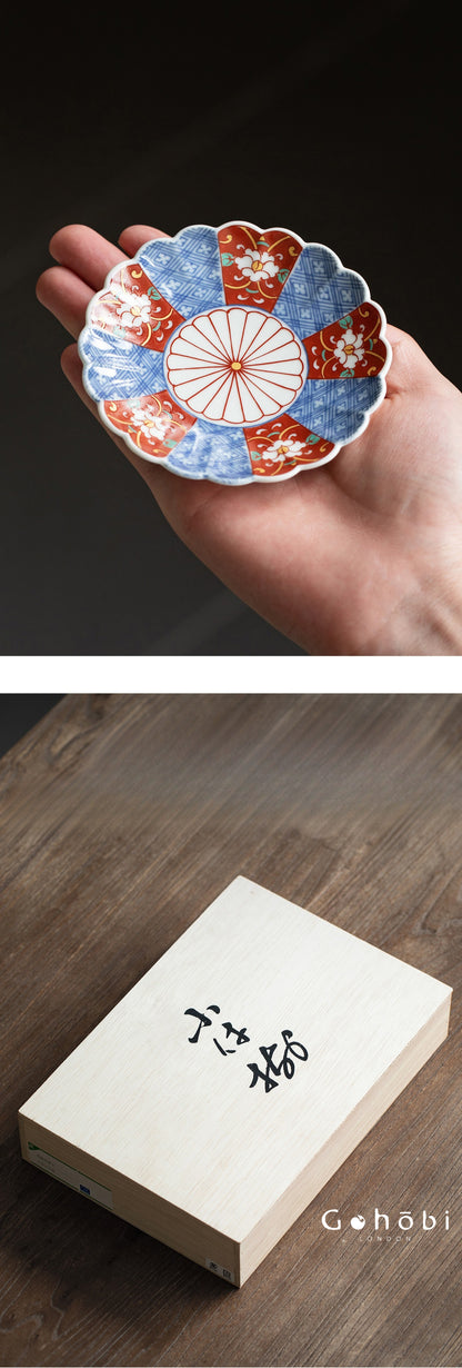 Gohobi Japanese Hosami Yaki Blue & White Small Bowl Set [Made in Japan] – Six-Piece Gift Box